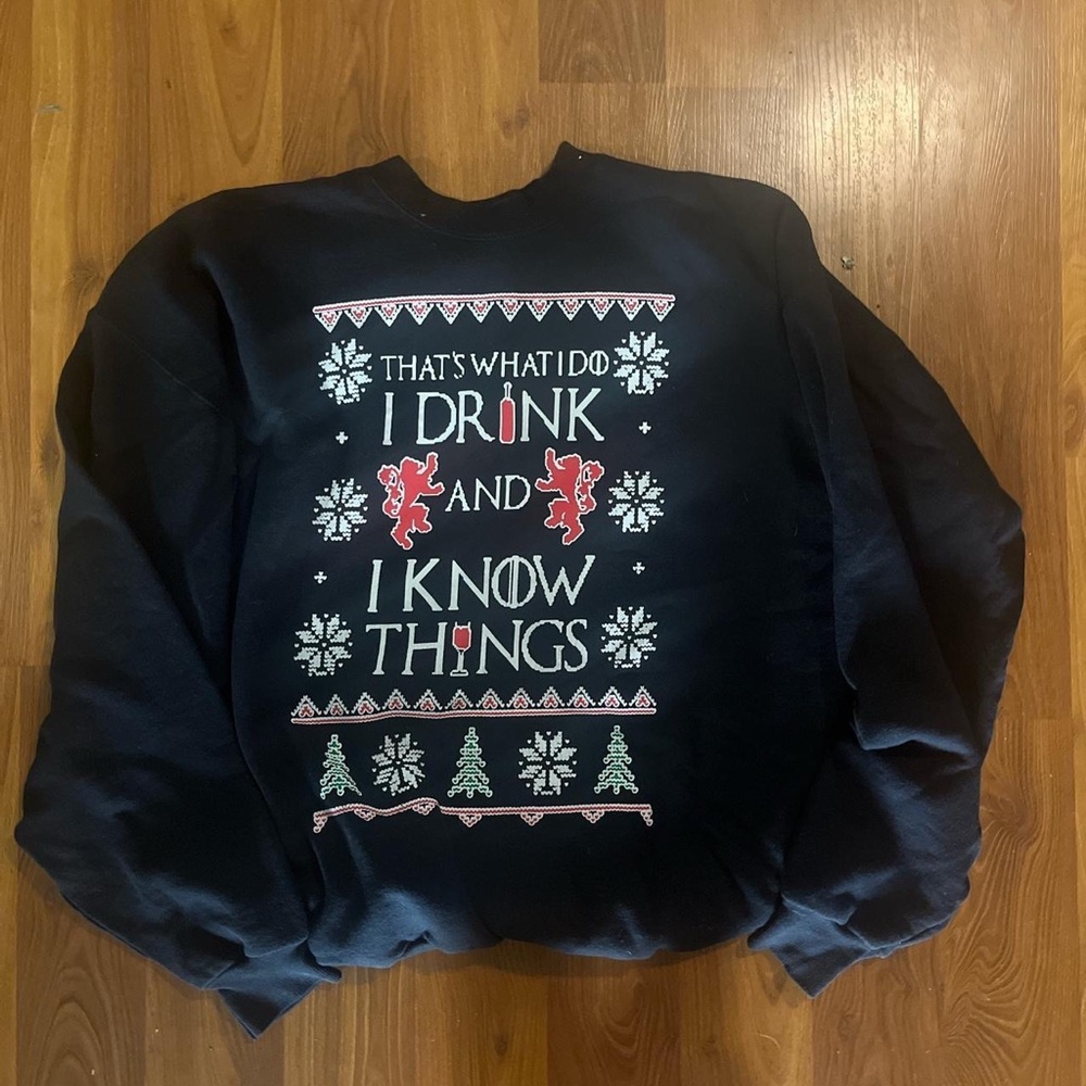 Game of thrones pullover sweater